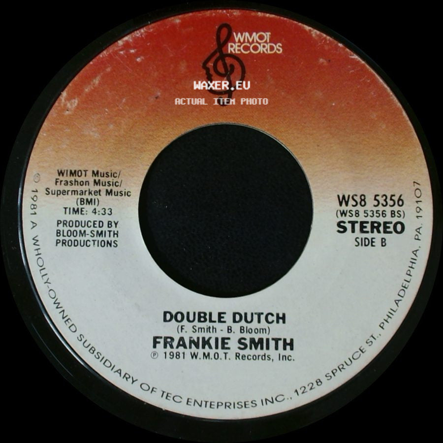Frankie Smith - Double Dutch Bus / Double Dutch side B
