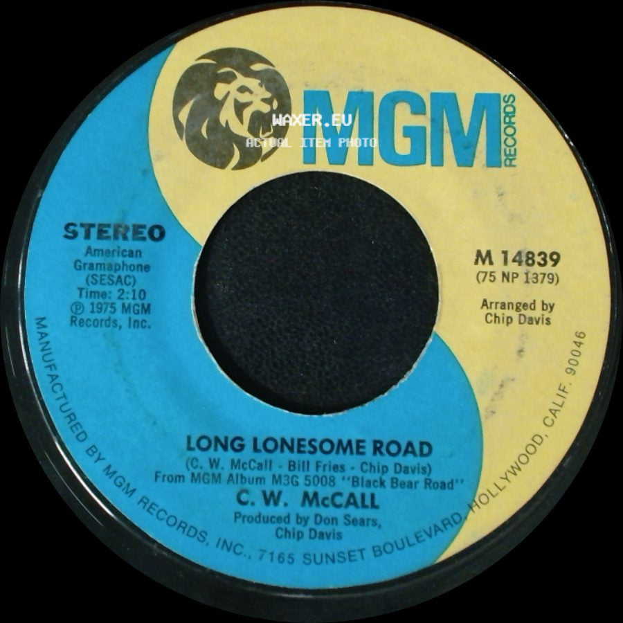 C. W. Mccall - Convoy / Long Lonesome Road side B