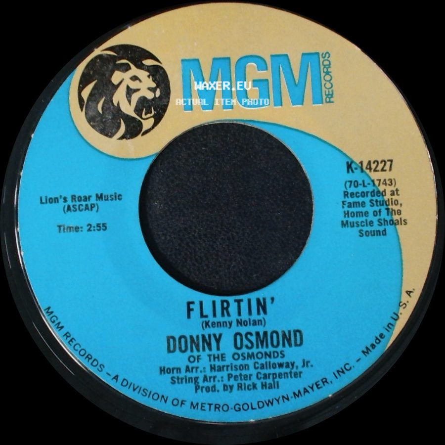 Donny Osmond - Sweet And Innocent / Flirtin' side B