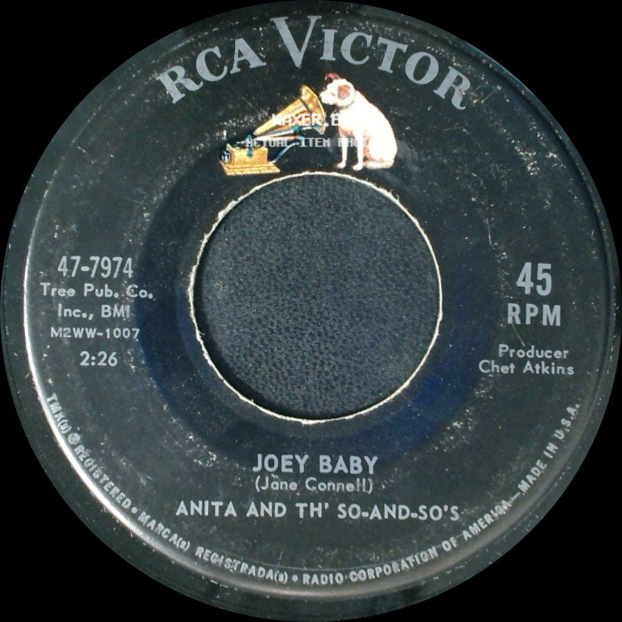 Anita And Th' So-And-So's - Rinky Tinky Rhythm / Joey Baby side B