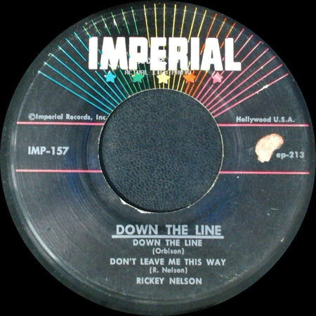 Rickey Nelson - Down The Line / Down The Line side B