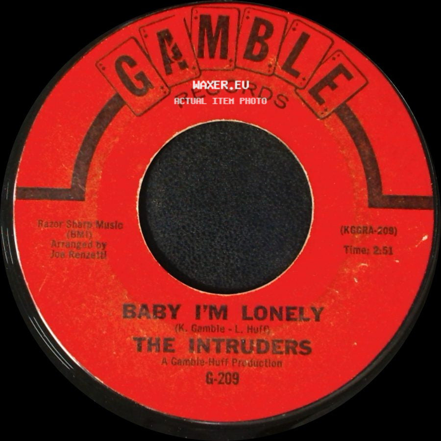 The Intruders - Baby I'm Lonely / A Love That's Real side A