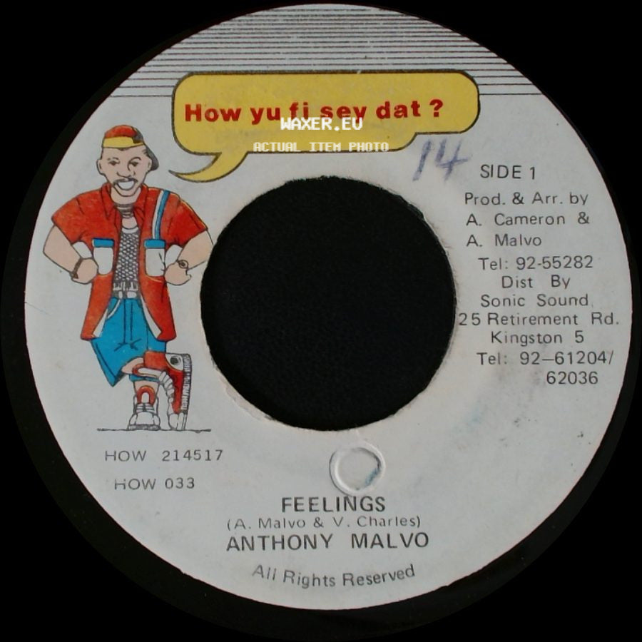 Anthony Malvo - Feelings / Unknown Title B side A