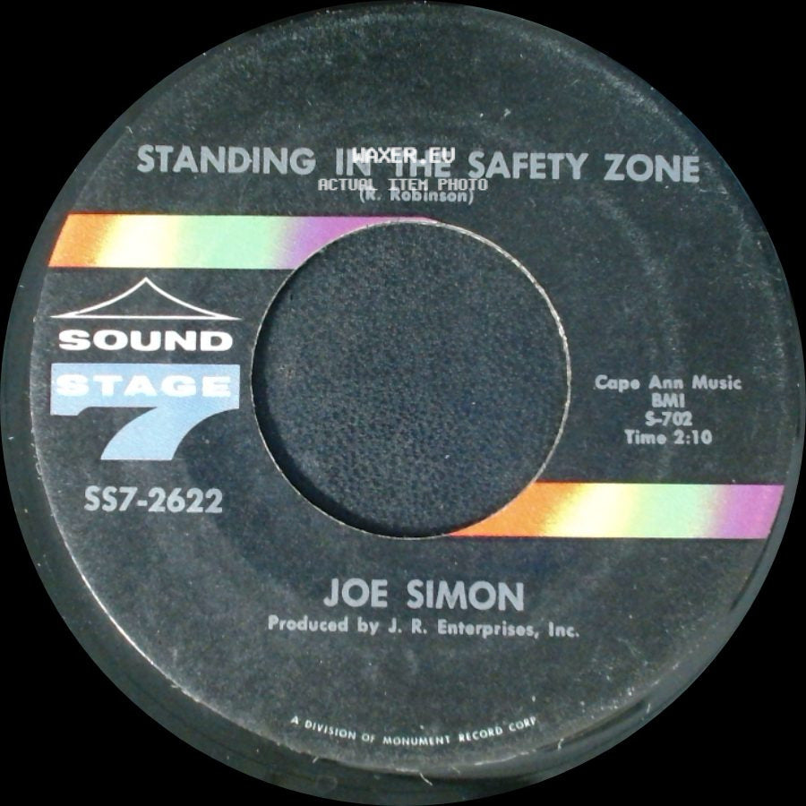 Joe Simon - Standing In The Safety Zone / Looking Back side A