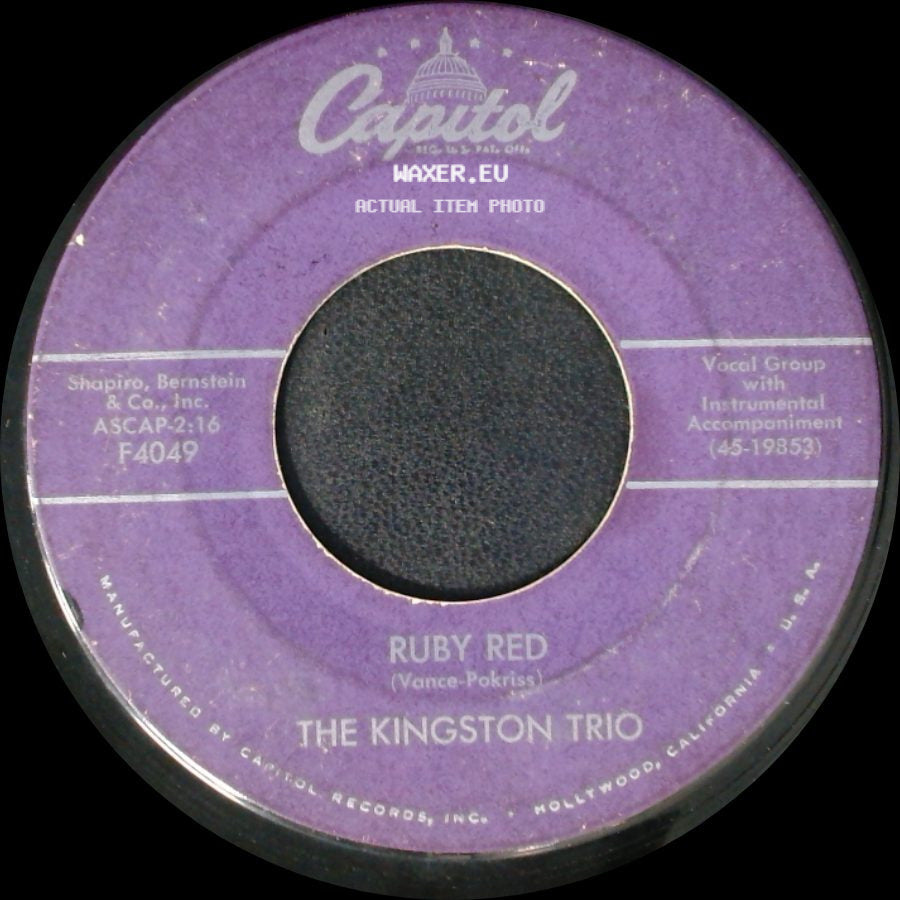 The Kingston Trio - Ruby Red / Tom Dooley side A