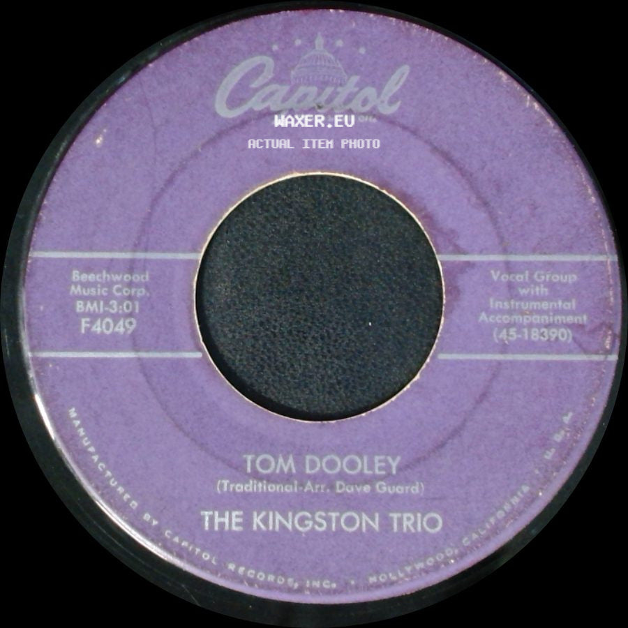The Kingston Trio - Ruby Red / Tom Dooley side B