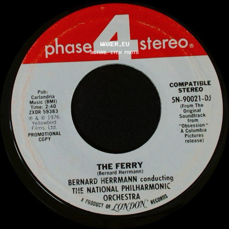 Bernard Herrmann Conducting The National Philharmonic Orchestra - The Ferry / Valse Lente side A