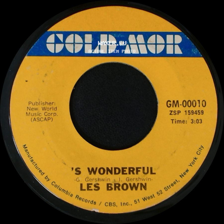 Les Brown - 's Wonderful / I've Got My Love To Keep Me Warm side A