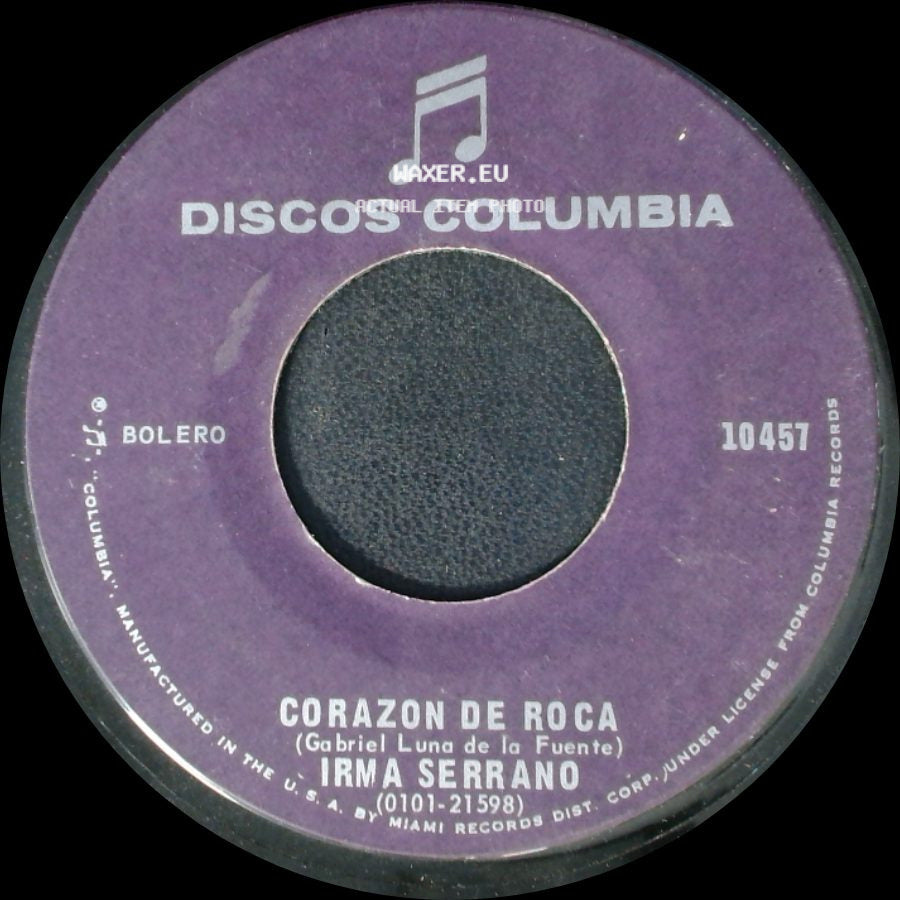 Irma Serrano - Ay Que Cruz / Corazon De Roca side B