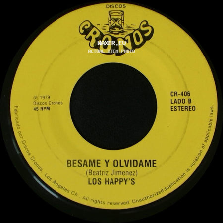 Los Happy's - La Piedrecita / Besame Y Olvidame side B
