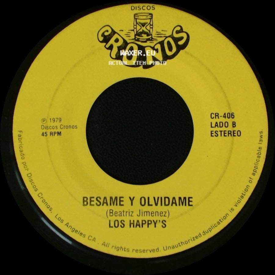 Los Happy's - La Piedrecita / Besame Y Olvidame side B