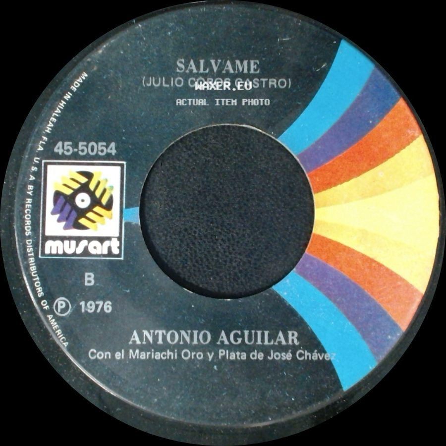 Antonio Aguilar - Salvame / La Cruda (Gustavo A. Santiago) side A