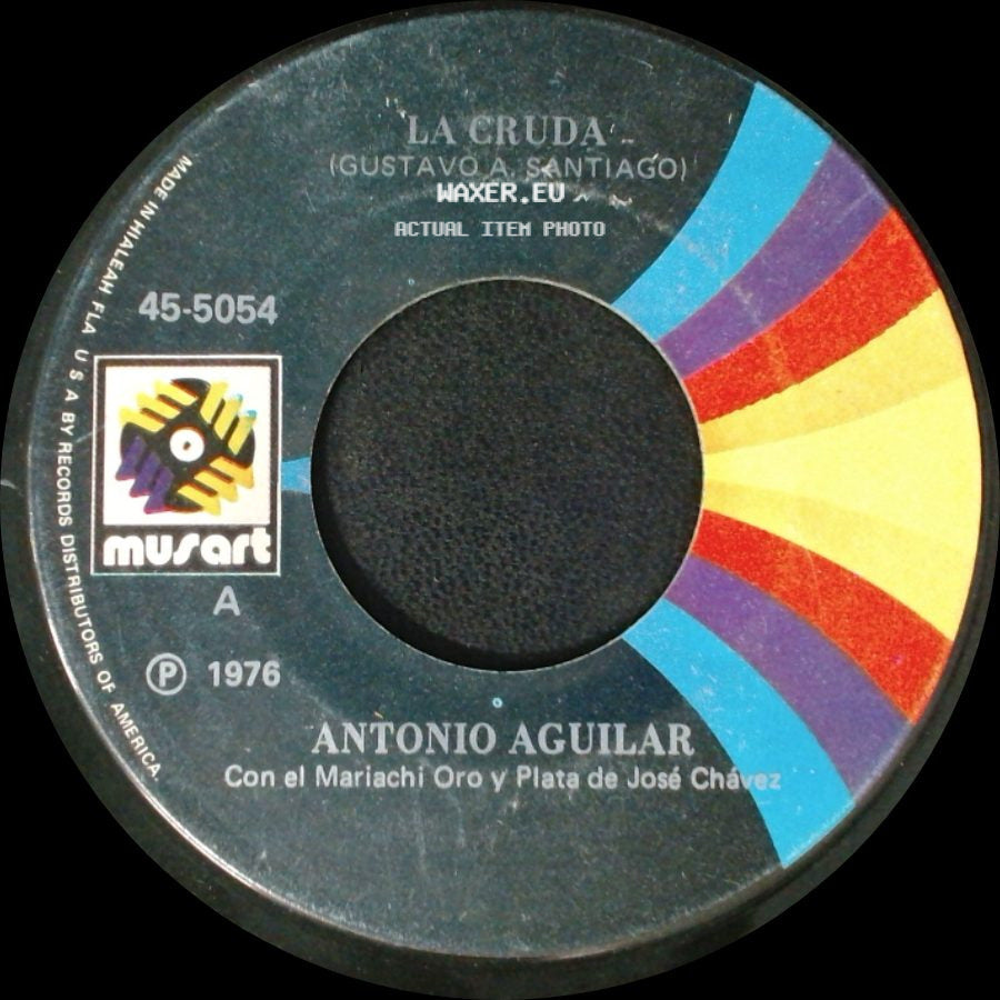 Antonio Aguilar - Salvame / La Cruda (Gustavo A. Santiago) side B