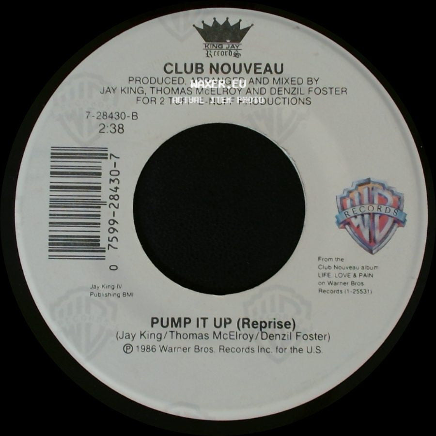 Club Nouveau - Pump It Up (Reprise) / Lean On Me side A