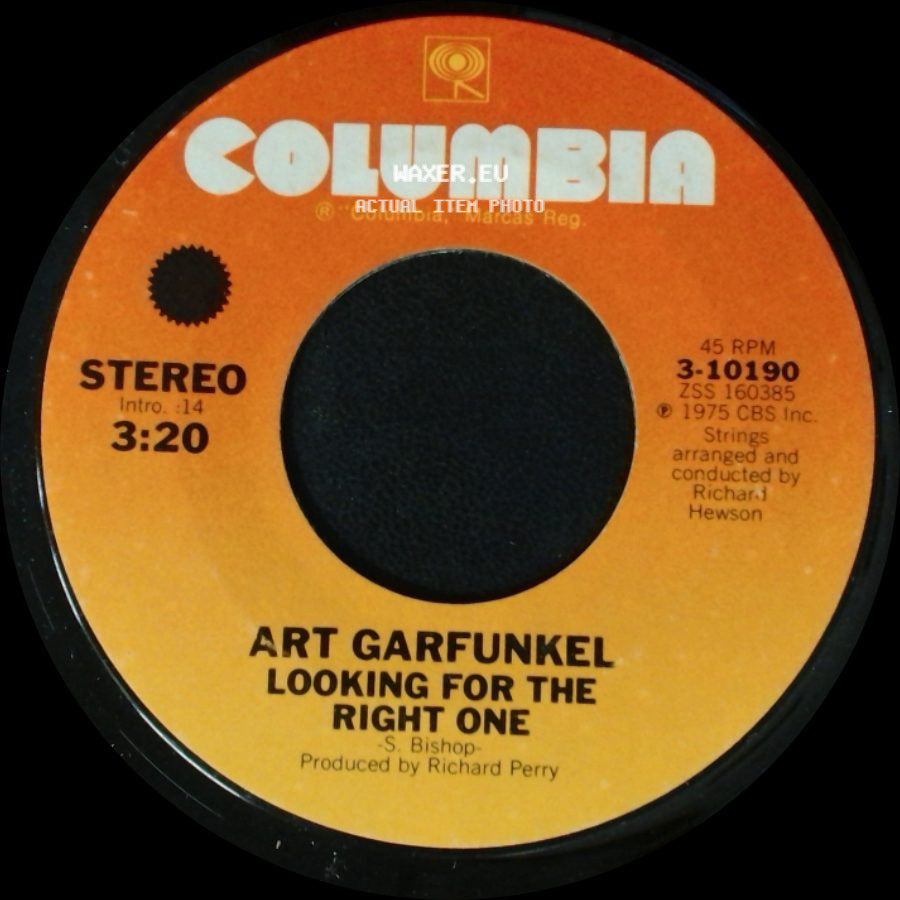 Art Garfunkel - Looking For The Right One / I Only Have Eyes For You side A
