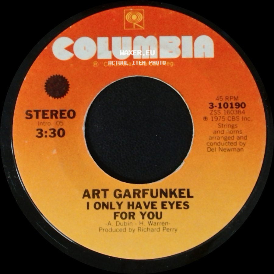 Art Garfunkel - Looking For The Right One / I Only Have Eyes For You side B