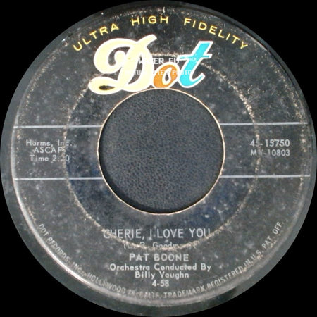 Pat Boone - Cherie, I Love You / Sugar Moon side A