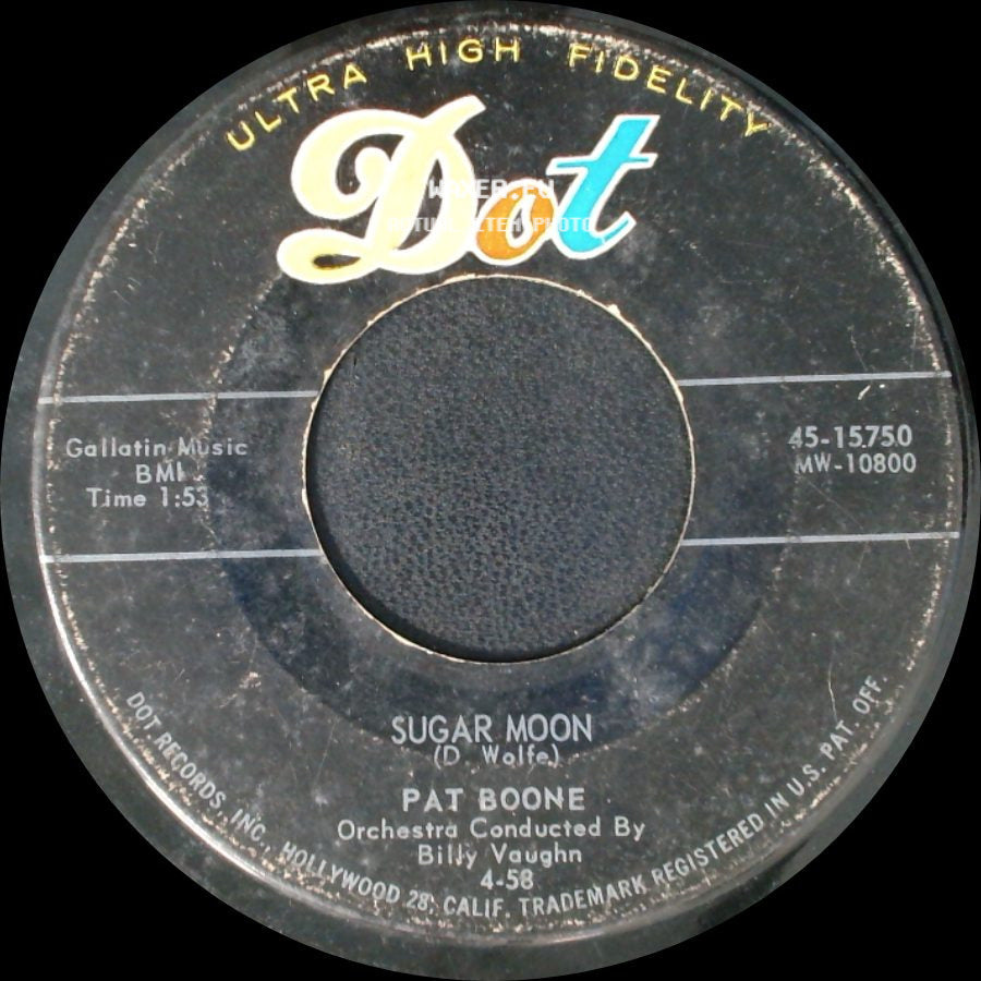 Pat Boone - Cherie, I Love You / Sugar Moon side B
