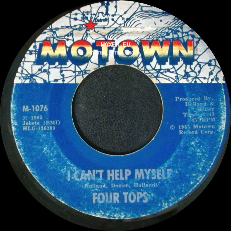 Four Tops - Sad Souvenirs / I Can't Help Myself side B