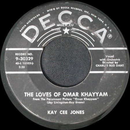 Kay Cee Jones - The Loves Of Omar Khayyam / You I Love side A