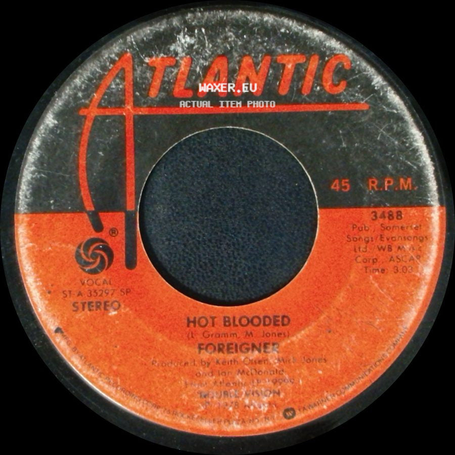 Foreigner - Hot Blooded / Tramontane side A