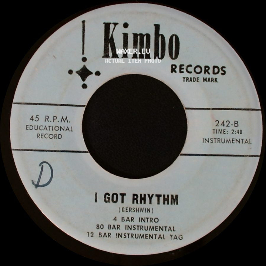Unknown Artist - I Got Rhythm / I Got Rhythm side A