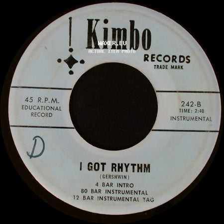 Unknown Artist - I Got Rhythm / I Got Rhythm side A
