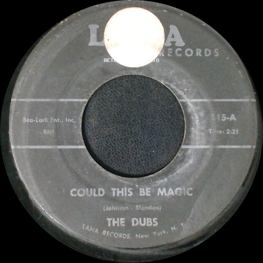 The Dubs - Could This Be Magic / Blue Velvet side A