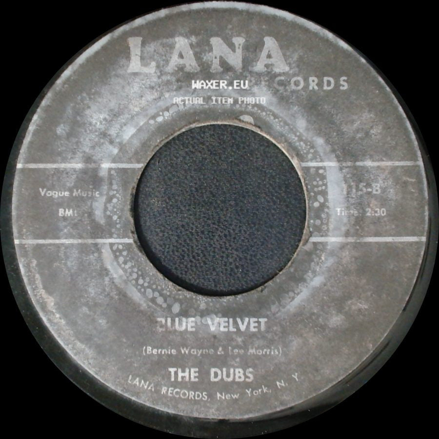 The Dubs - Could This Be Magic / Blue Velvet side B