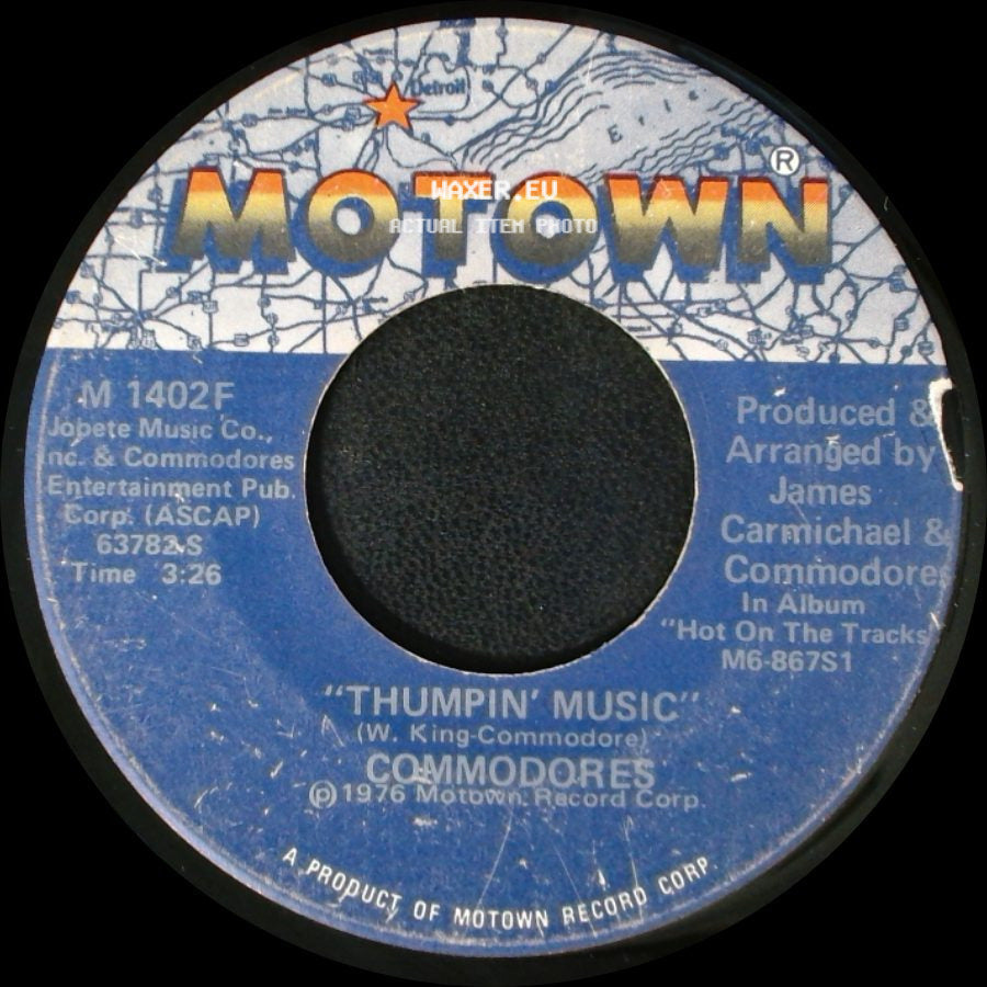 Commodores - Thumpin' Music / Just To Be Close To You side A