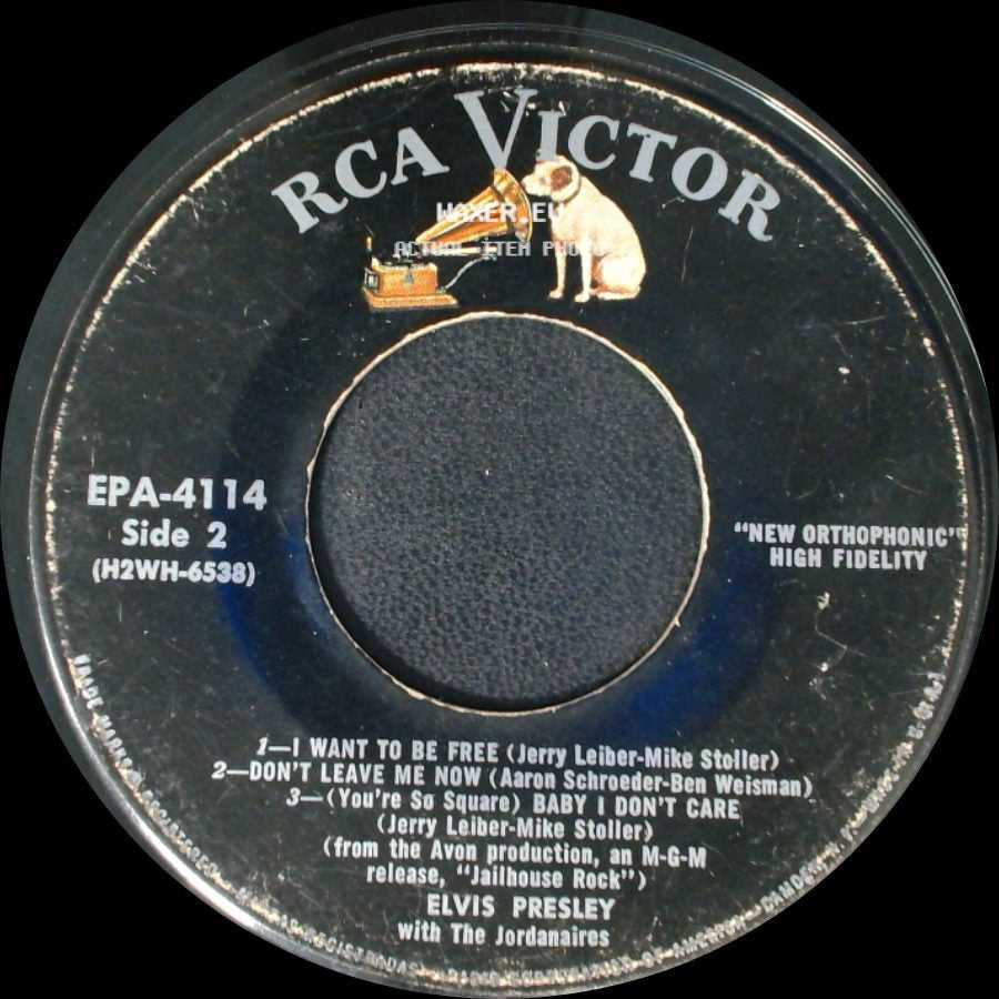 Elvis Presley / Elvis Presley With The Jordanaires - Jailhouse Rock / Young And Beautiful / Unknown Title B side B