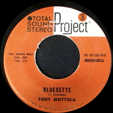Tony Mottola - Bluesette / Tequila side A