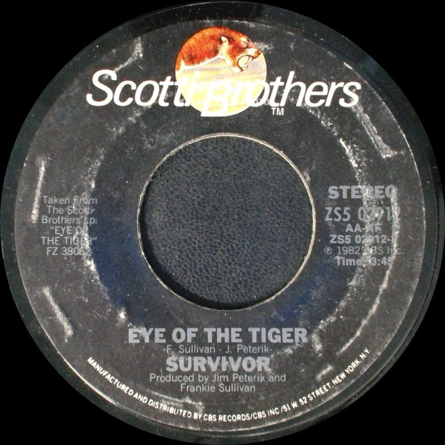 Survivor - Eye Of The Tiger / Take You On A Saturday side A