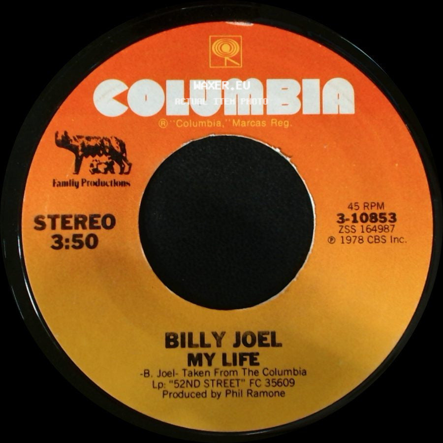 Billy Joel - My Life / 52Nd Street side A