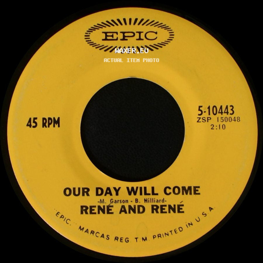 Rene And Rene / René And René - Muchachita / Our Day Will Come side B