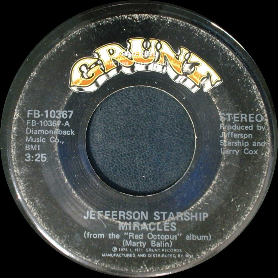 Jefferson Starship - Miracles / Ai Garimasu (There Is Love) side A