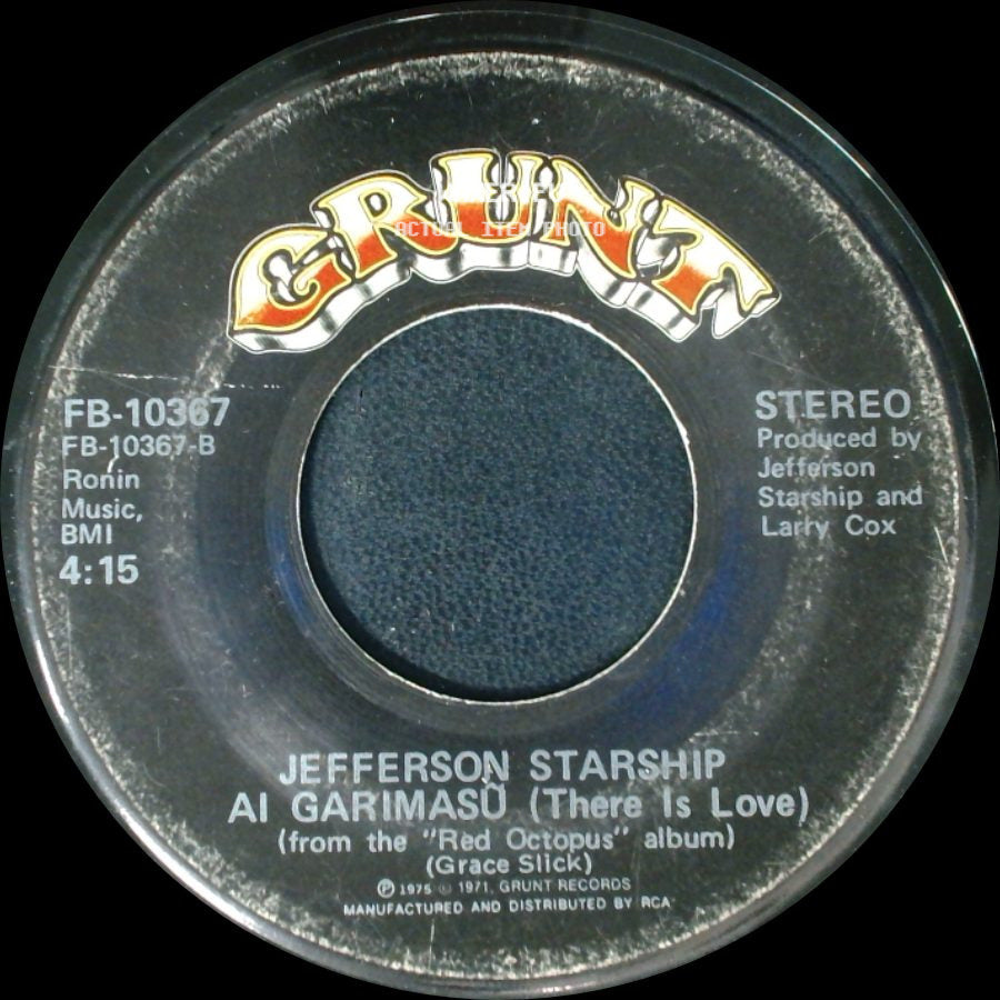 Jefferson Starship - Miracles / Ai Garimasu (There Is Love) side B