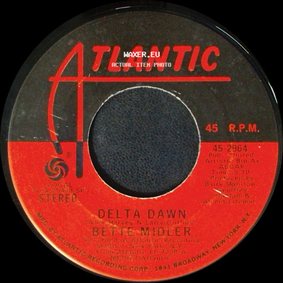 Bette Midler - Boogie Woogie Bugle Boy / Delta Dawn side B