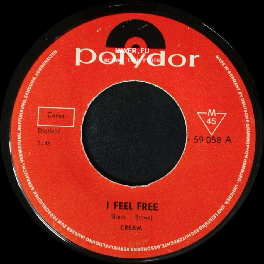 Cream - I Feel Free / N.S.U. side A