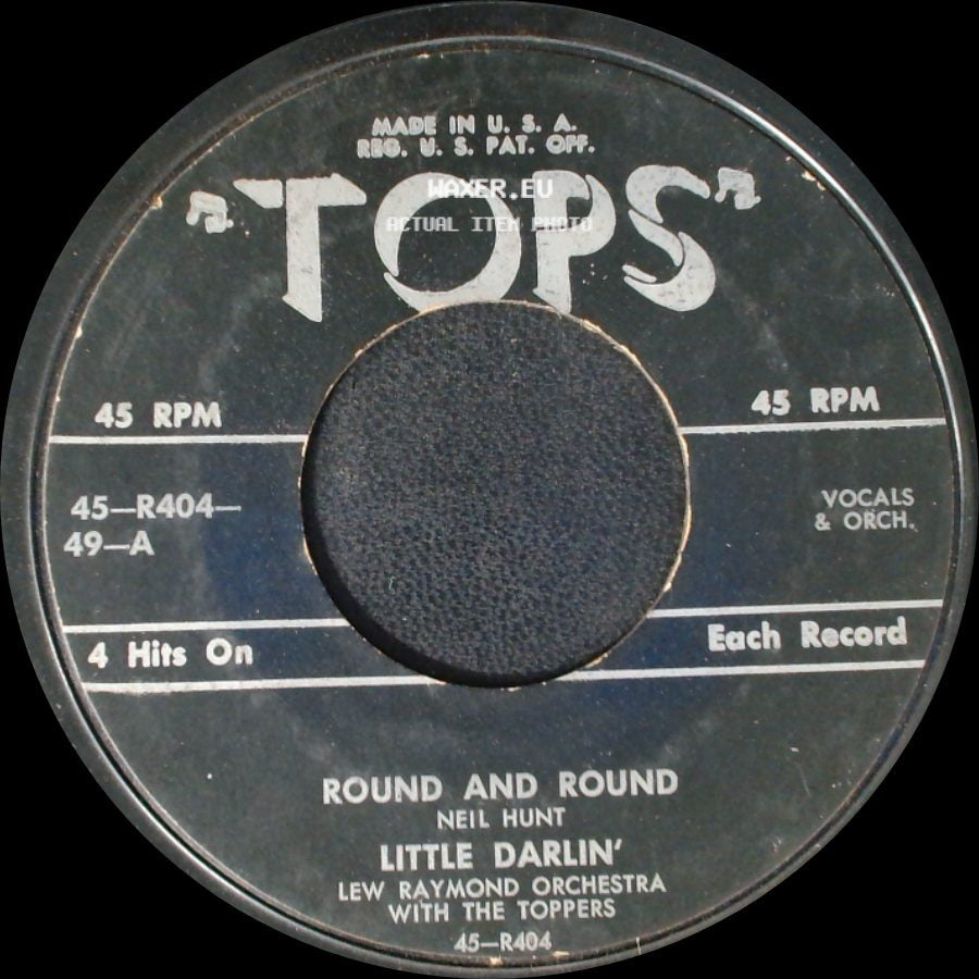 Scat Man Crothers / Dave Burgess & The Toppers / Lew Raymond Orchestra With The Toppers - I'm Walkin' / Party Doll / Round And Round / Little Darlin' side B