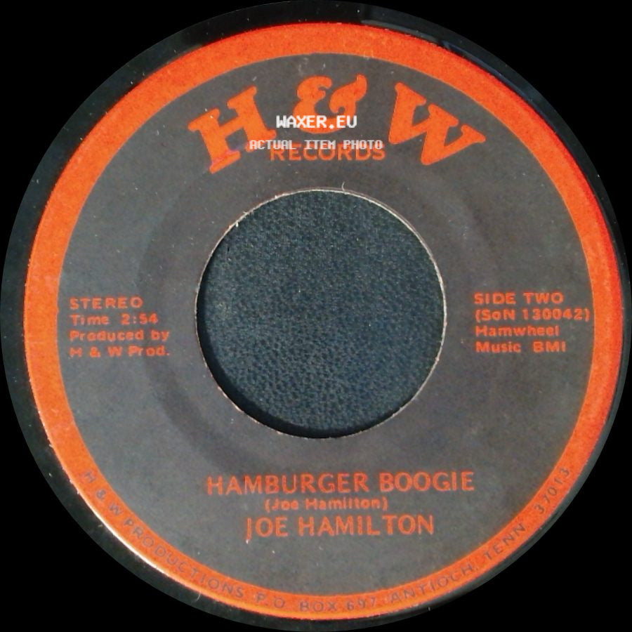 Joe Hamilton - Meat Market Man / Hamburger Boogie side B