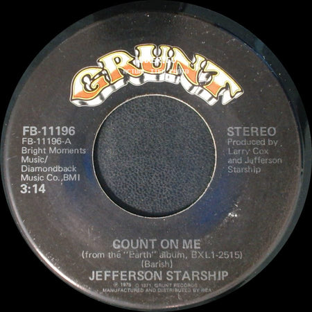 Jefferson Starship - Count On Me / Show Yourself side A