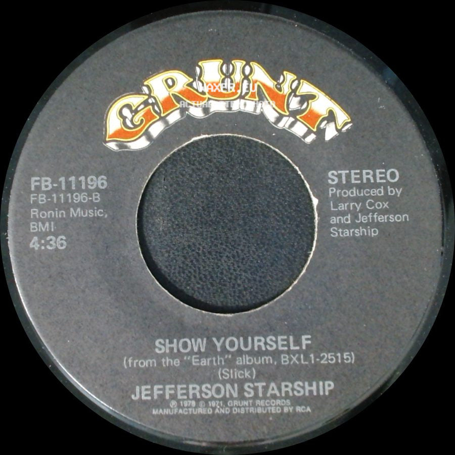 Jefferson Starship - Count On Me / Show Yourself side B