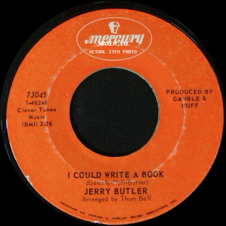 Jerry Butler - I Could Write A Book / Since I Lost You Lady side A