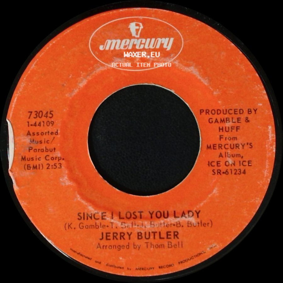 Jerry Butler - I Could Write A Book / Since I Lost You Lady side B