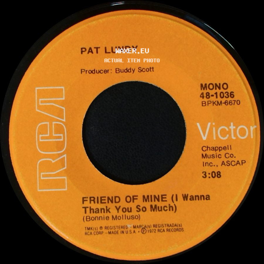 Pat Lundy - Closer / Friend Of Mine (I Wanna Thank You So Much) side B