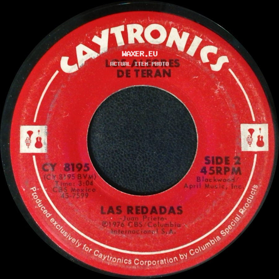 Los Alegres De Teran - Las Drogas / Las Redadas side B