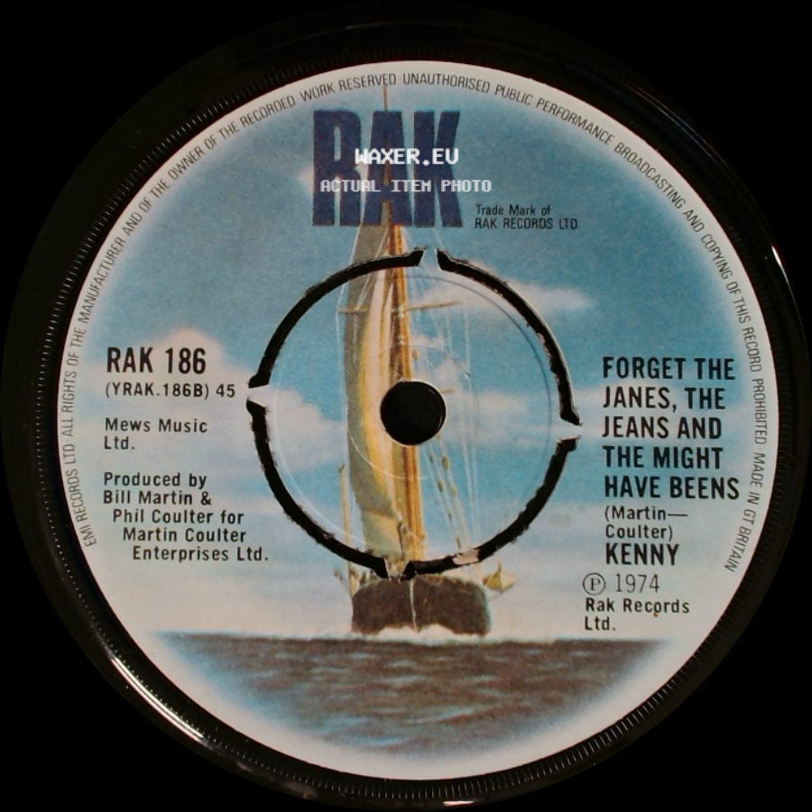 Kenny - Forget The Janes, The Jeans And The Might Have Beens / The Bump side A