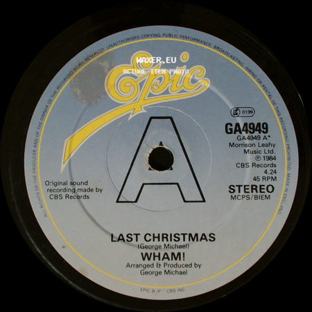 Wham! - Everything She Wants / Last Christmas side B