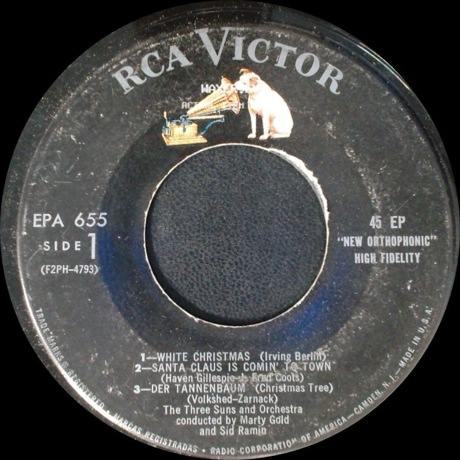 The Three Suns And Orchestra - Unknown Title A / Unknown Title B side A